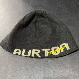 Burton Black Beanie Hat. OSFA.